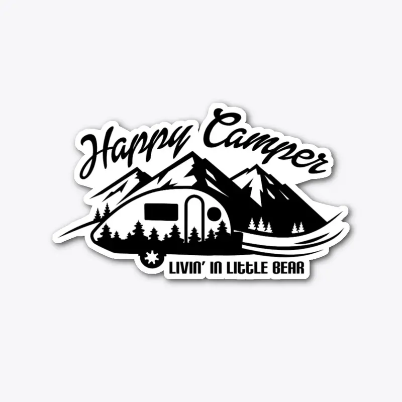 Happy Camper (black logo)